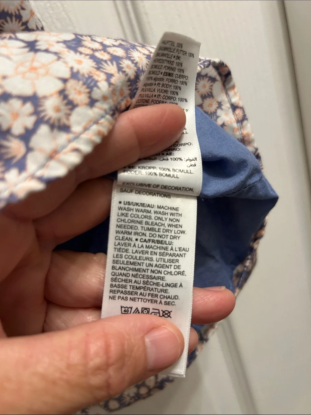 Toddler Floral Button-Front Dress with Peter Pan Collar - floral print EUC